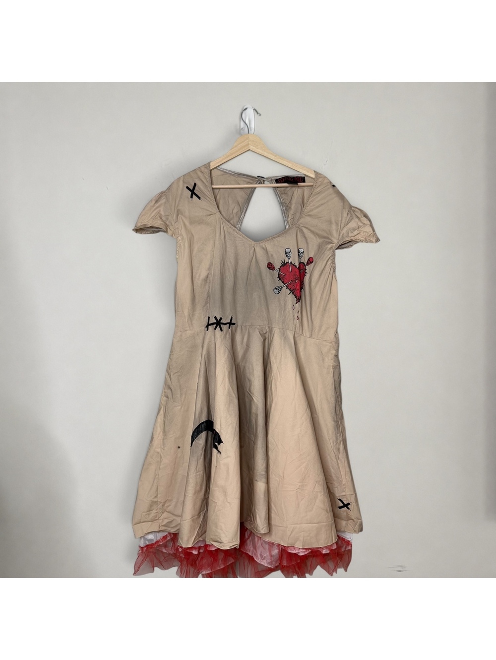 Seeing Red Tan Voodoo Doll Costume